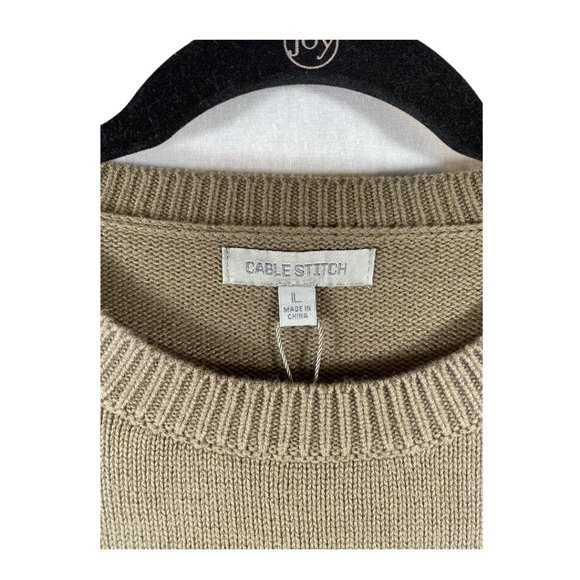 Crewneck Colorblock-Sleeved Sweater - NWT - Picture 2 of 6